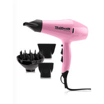 Speedy Blo by Trademark Beauty Ultra Lightweight Ionic Blow Hair Dryer | Professional 2000W Pink Hair Dryer with 2 Concentrator Nozzles & Diffuser