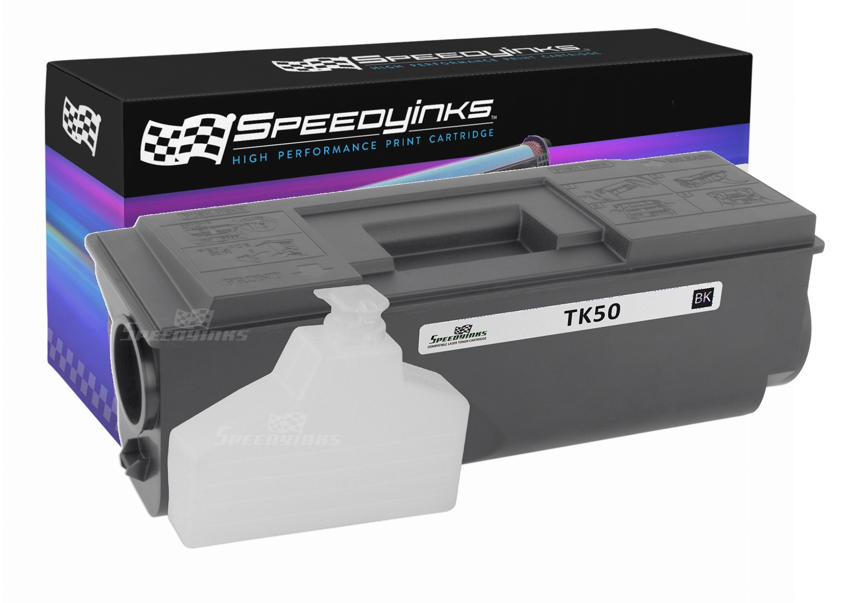 Speedy - Compatible Kyocera FS-1900 TK-50 Black Toner for use in Kyocera Mita FS-1900, Kyocera Mita FS-1900N - image 1 of 1