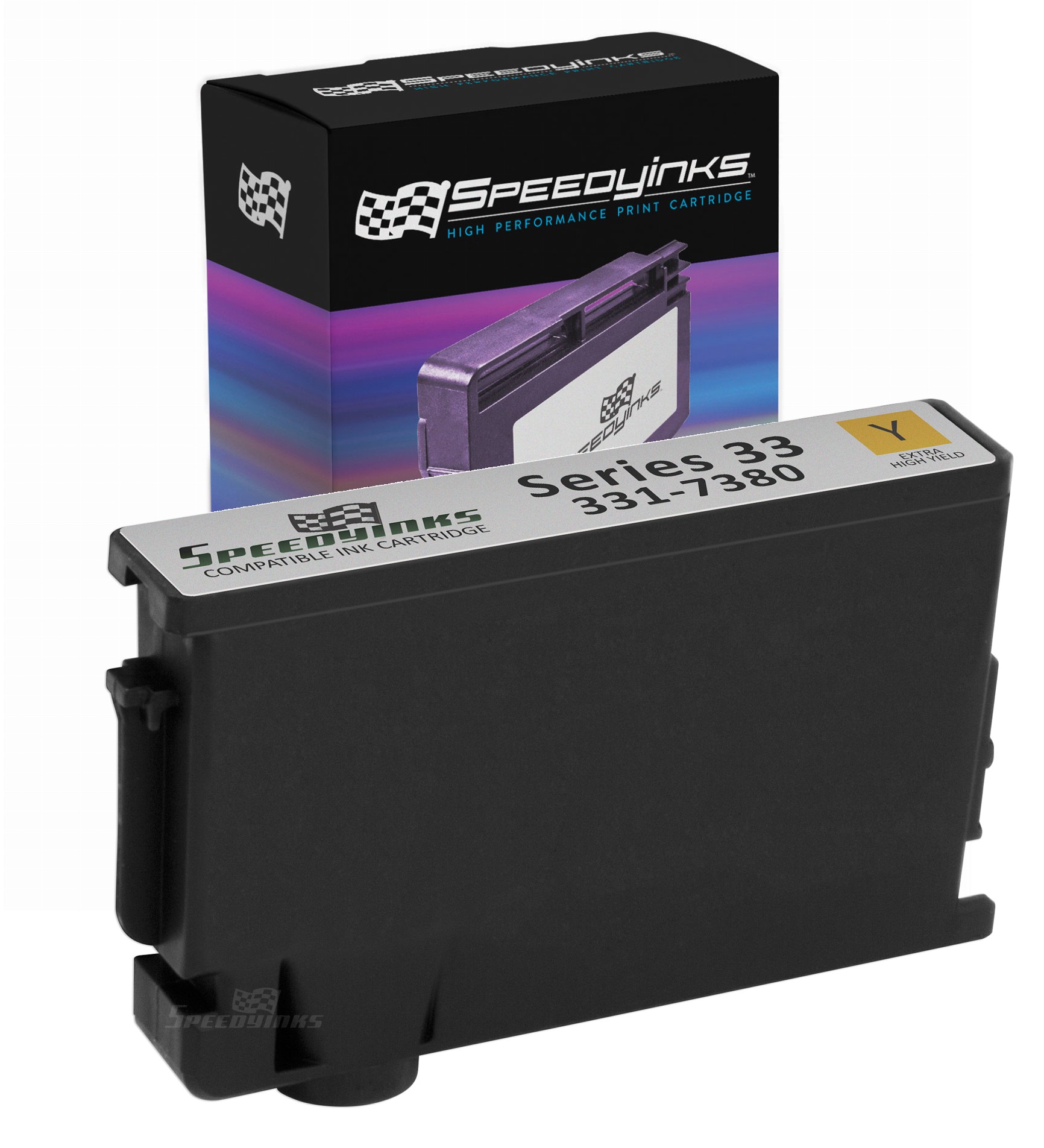 Speedy Compatible Toner Cartridge Replacement for Dell 331-7380 | GRW63 Series 33 Extra High-Yield (Yellow) - image 1 of 6