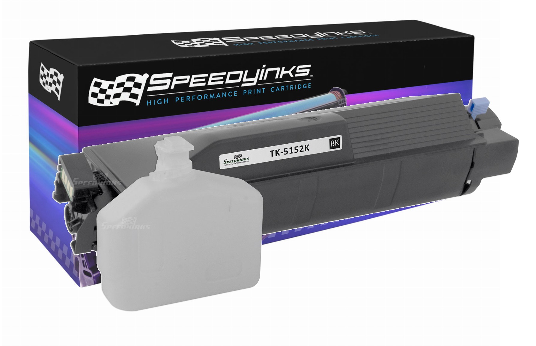 Speedy Compatible Toner Cartridge Replacement for Kyocera TK-5152K / 1T02NS0US0 (Black) - image 1 of 7