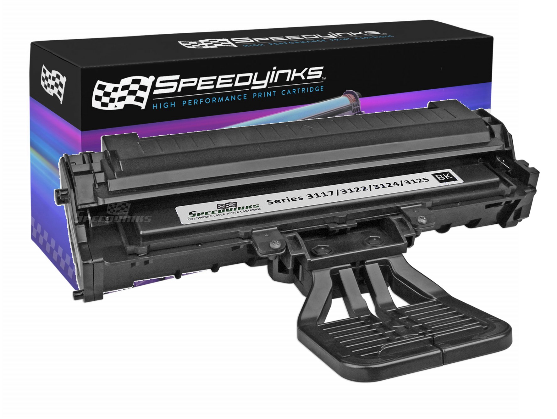 Speedy - Compatible Xerox 106R1159 Black Toner 3, 000 Pages for use in Xerox Phaser 3124, Xerox Phaser 3117, Xerox Phaser 3125, Xerox Phaser 3122 - image 1 of 6