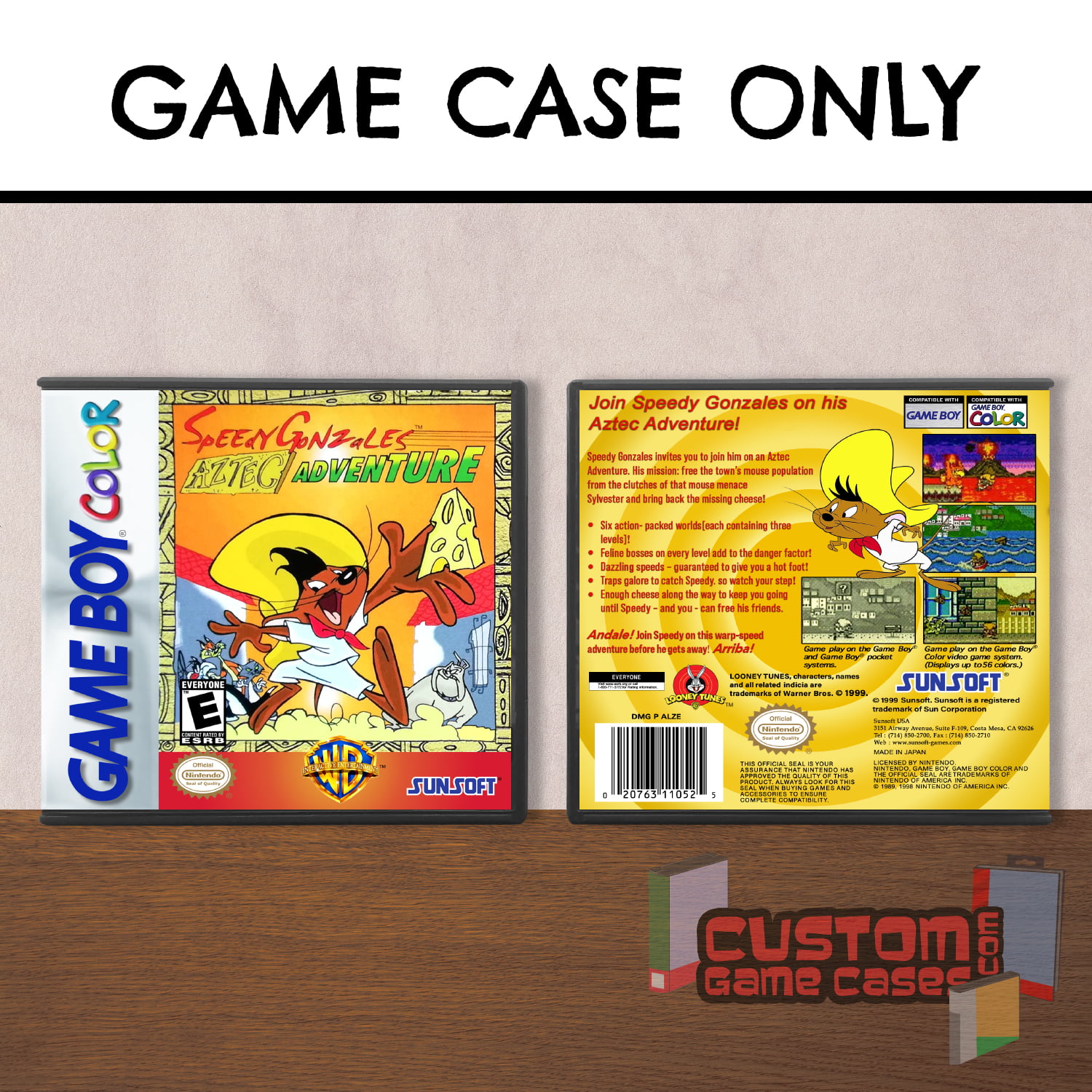 Speedy Gonzales: Aztec Adventure - (GBC) Game Boy Color - Game Case with  Cover