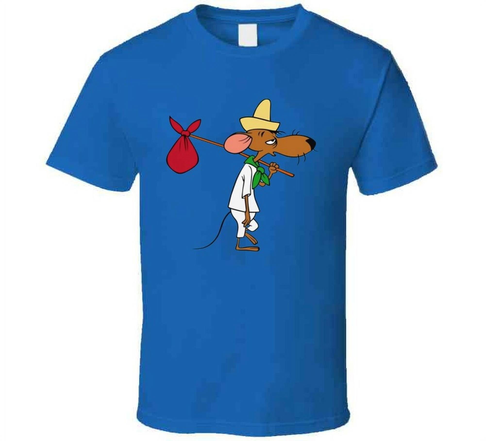 Speedy Tunes Slow Gonzales Rodriguez Cartoon Poke Shirt Looney T Throwback Retro