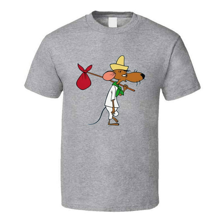 Looney Retro Throwback Rodriguez Speedy Slow Tunes Cartoon Gonzales Poke T Shirt
