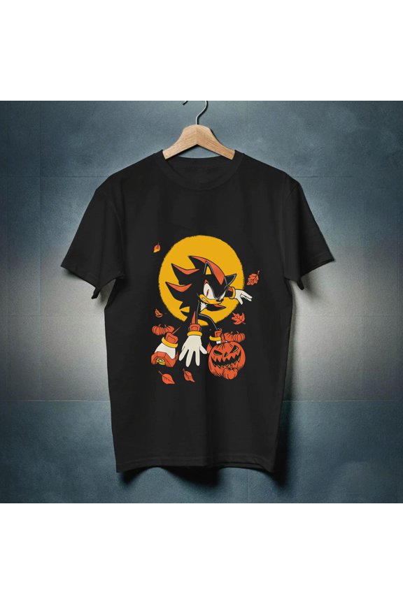 Speedy Hedgehog Pumpkin Shirt Unisex Shirt