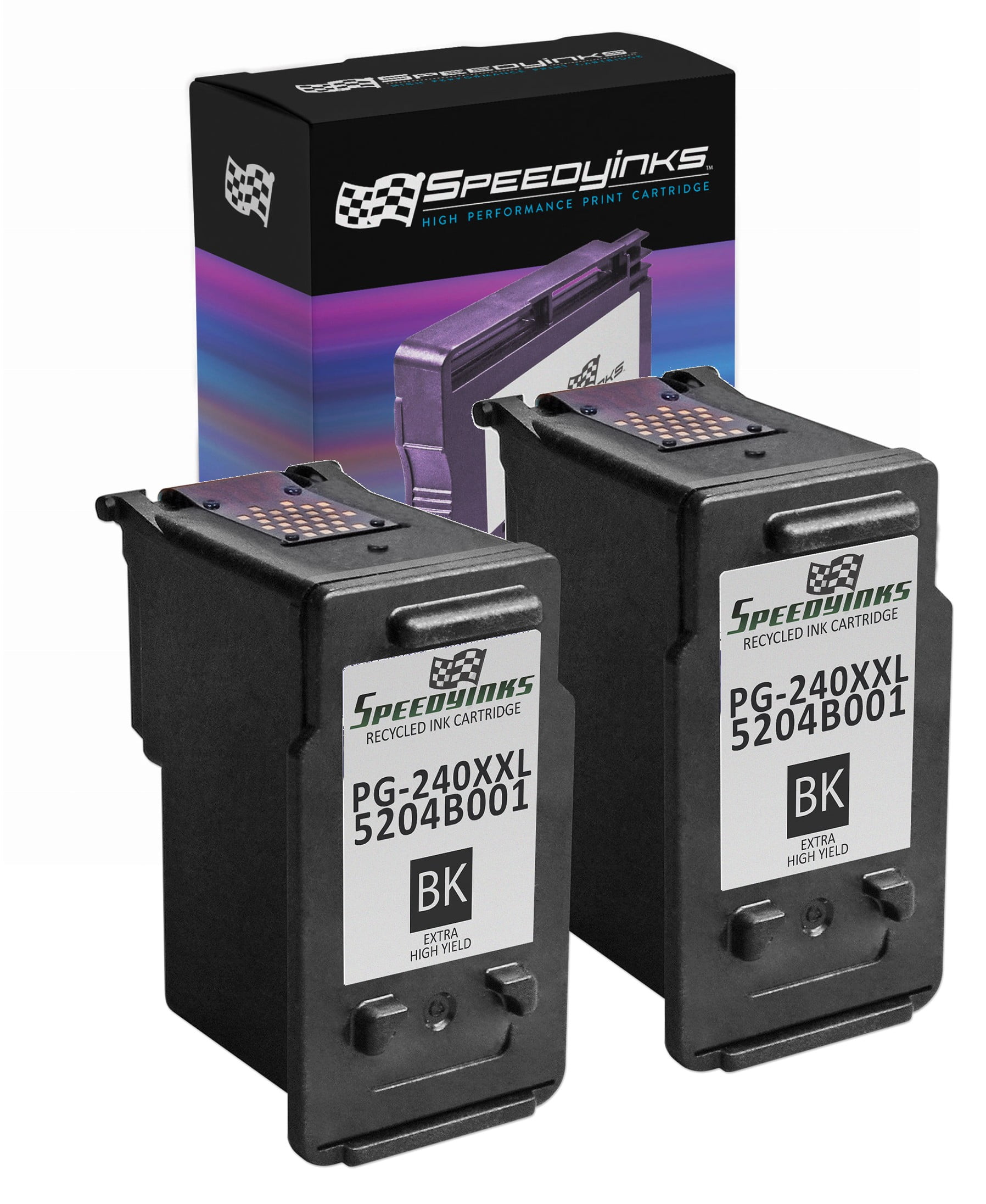Speedy Inks - 2PK Canon PG-240XXL 5204B001 Extra High Yield Black  Remanufactured Inkjet Cartridge for use in PIXMA MG2120, PIXMA MG2220, PIXMA  MG3120, PIXMA MG3122, PIXMA MG3220 