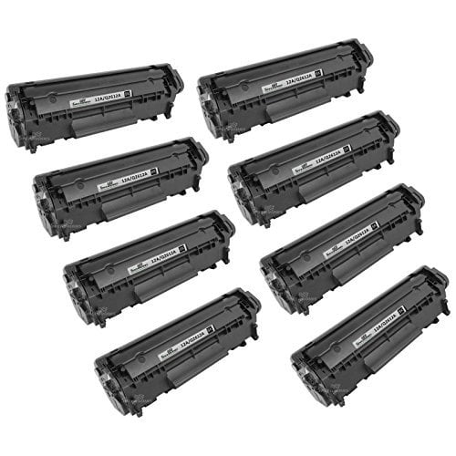 Speedy Inks - 8PK Compatible Replacement for HP 12A Q2612A Black Laser Toner Cartridge for use in HP LaserJet 1012, 301