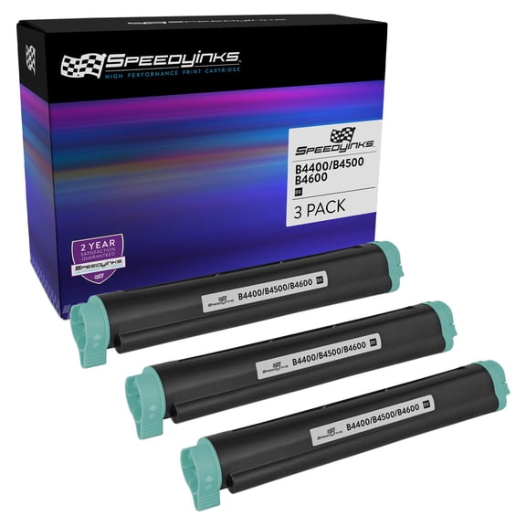 Speedy Inks Compatible Toner Cartridge Replacement for Okidata 43502301 Type 9 (Black, 3-Pack)
