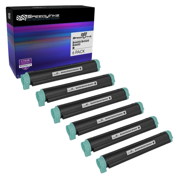 Speedy Inks Compatible Toner Cartridge Replacement for Okidata 43502301 Type 9 (Black, 6-Pack)