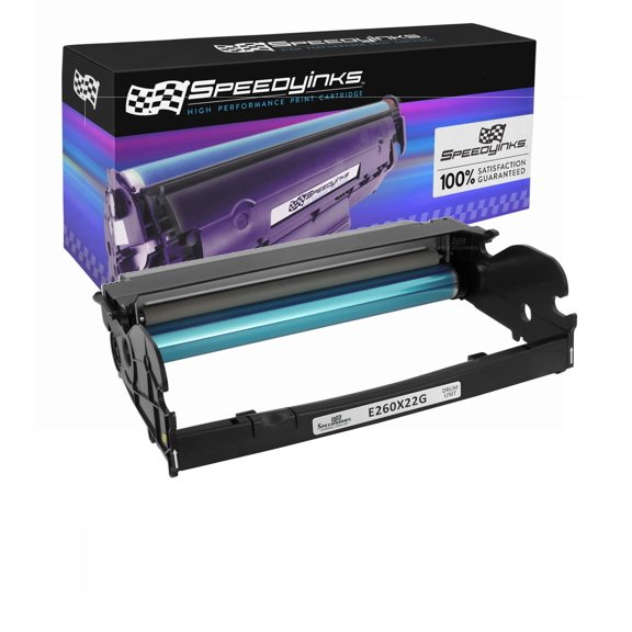 Speedy Inks Reman Drum Unit Replacement for Lexmark E260X22G