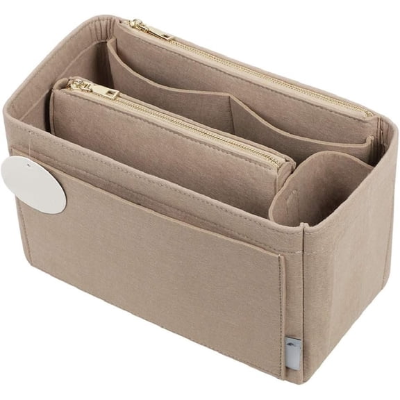 Speedy Neverful Graceful Purse Organizer Insert For Tote With Water Bottle Holder