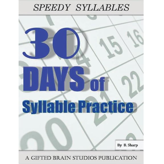 Brain Evolution Speedy Syllables: Fast & Fun Syllable Practice, Book 3, (Paperback)