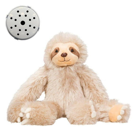 Speedy the Sloth 16 inch Plush Toy with Recorder Device Customizable Soft Stuffed Animal for Kids