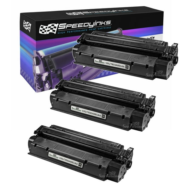 SpeedyInks - 3pk Remanufactured Canon S35 S-35 7833A001AA Toner Cartridge Replacement for Digital Copier ICD-340 ImageClass D320 D340 D383 Canon L170 FX-8