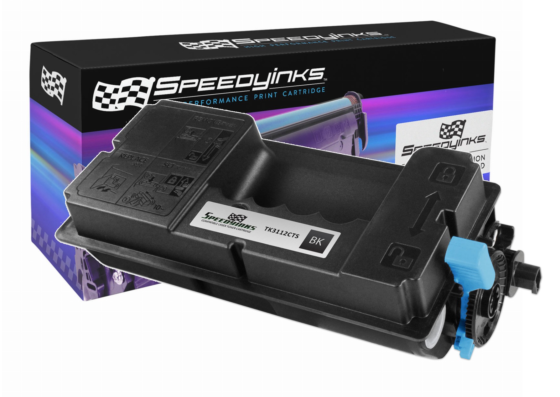SpeedyInks - Compatible Kyocera-Mita Black TK-3112 Laser Toner Cartridge For use in FS-4100dn - image 1 of 3