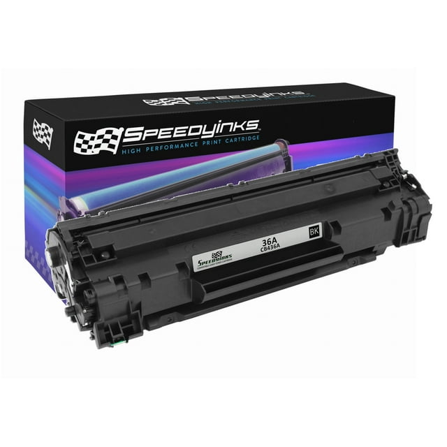 SpeedyInks - Compatible Replacement for HP 36A CB436A Black Toner for use in LaserJet M1522n MFP, LaserJet M1522nf MFP, LaserJet P1505, & LaserJet P1505n