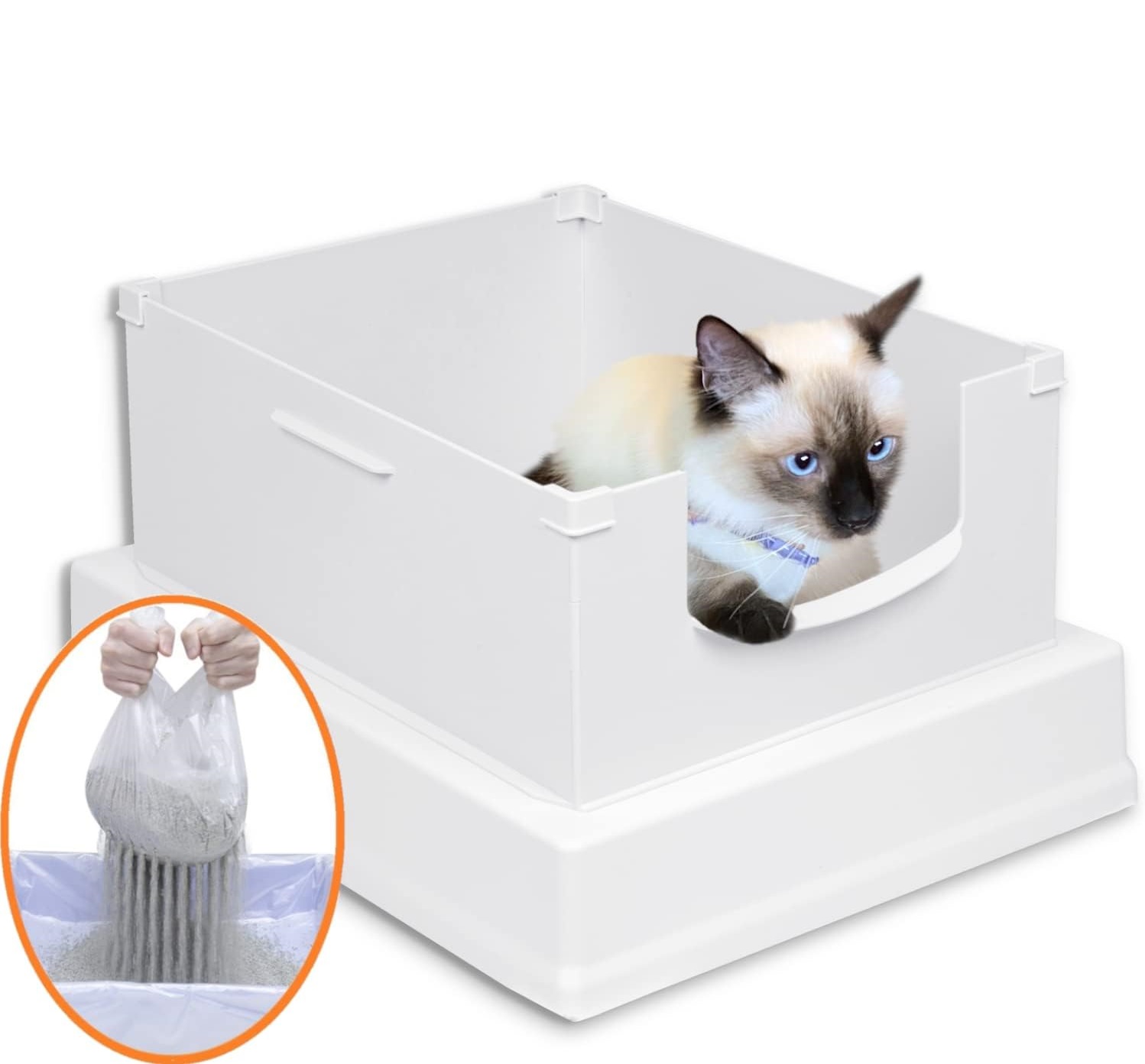 SpeedySift V2 Deluxe Cat Litter Box Starter Kit, Includes 56ct