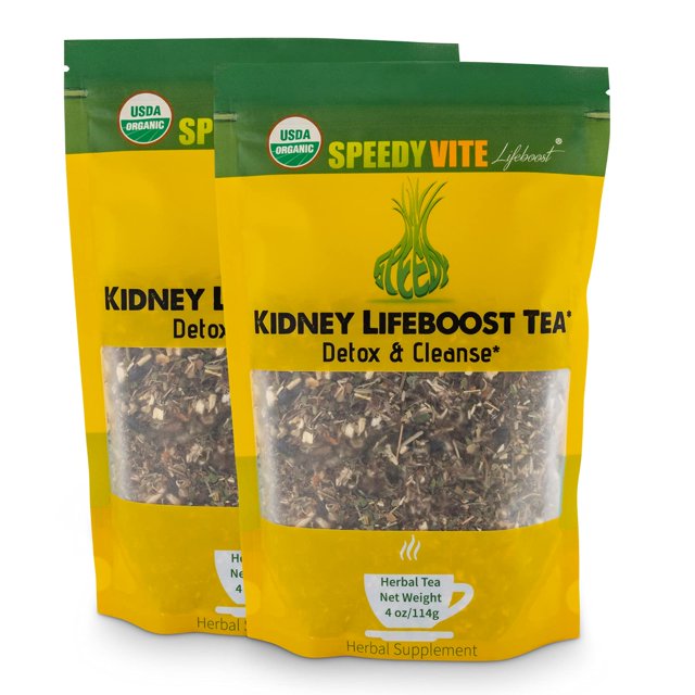 SpeedyVite Kidney Bladder LifeBoost Tea Herbal Supplement USDA