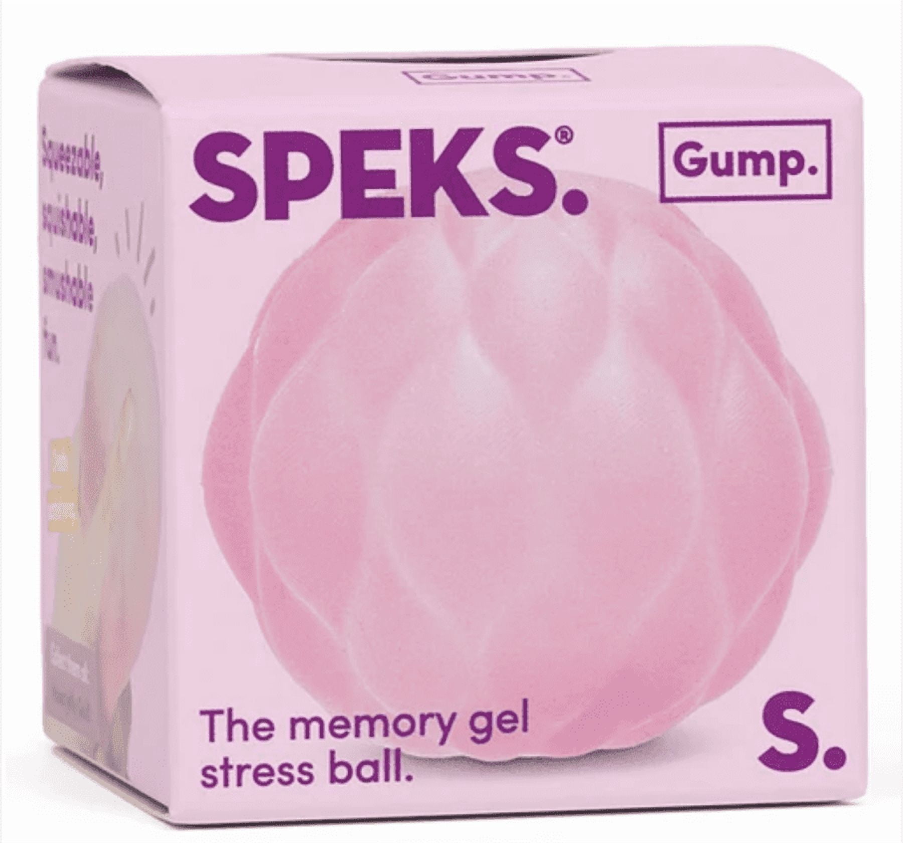 Speks Quilt Gump Surface Stress Ball (Moon Jelly)
