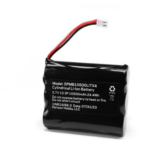 Spektrum 3.7V 1S 10500mAh TX Batt iX14 iX14+ SPMB10500LITX4