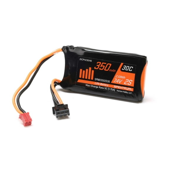 Spektrum X3502S30 350mAh 2S 7.4V LiPo w/ PH2.0 2pin Power Connector