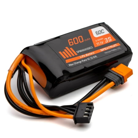 Spektrum X6003SIC2 600mAh 3S 11.1V 50C LiPo Battery; IC2