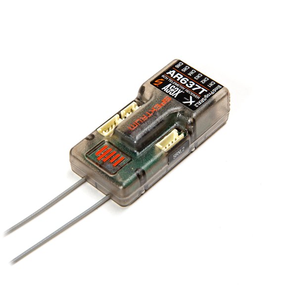 SPMAR637T Spektrum AR637T 6 Channel SAFE and AS3X Telemetry Receiver SPMAR637T
