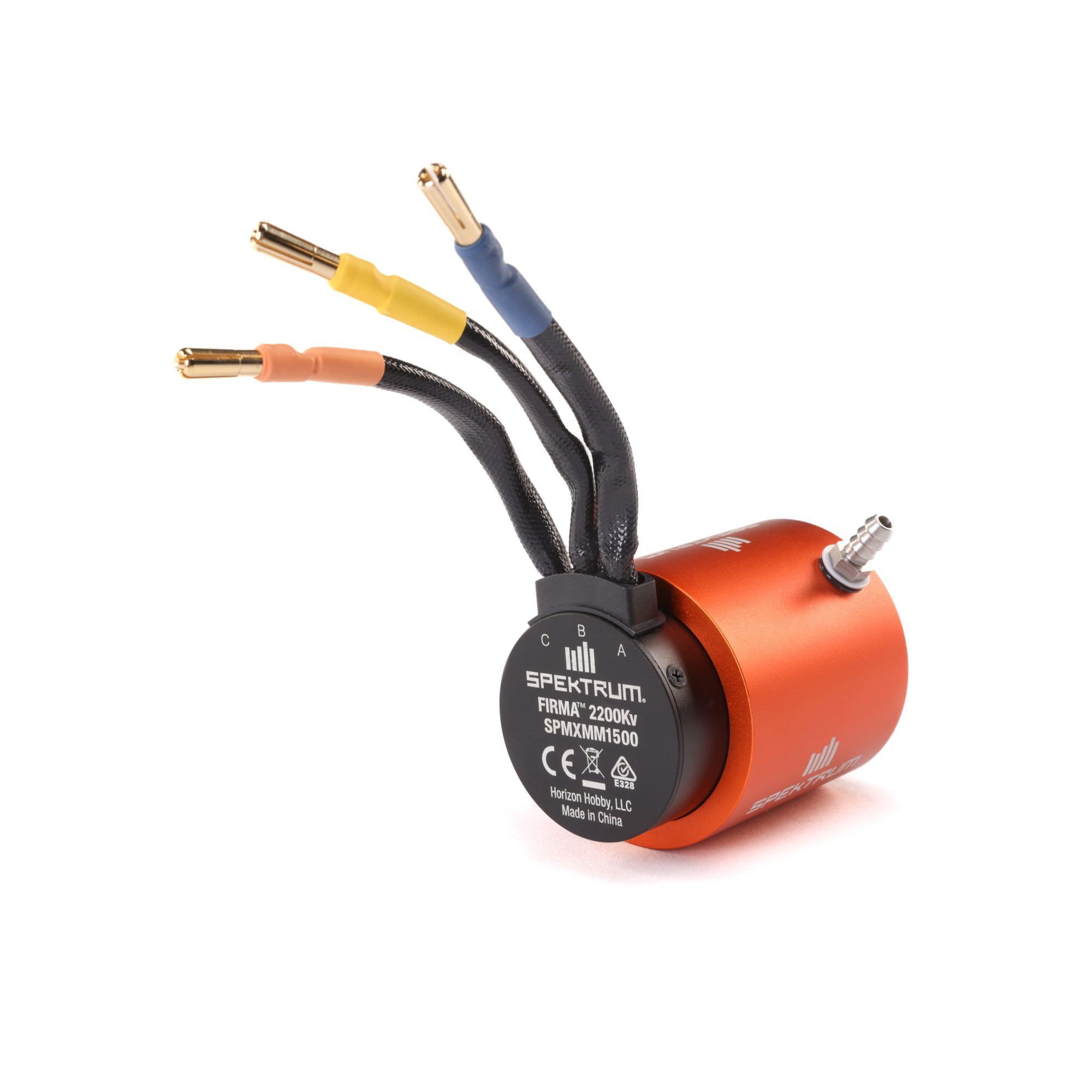 Spektrum 2200kV Orange Brushless Marine Motor for Mid-Size Boats