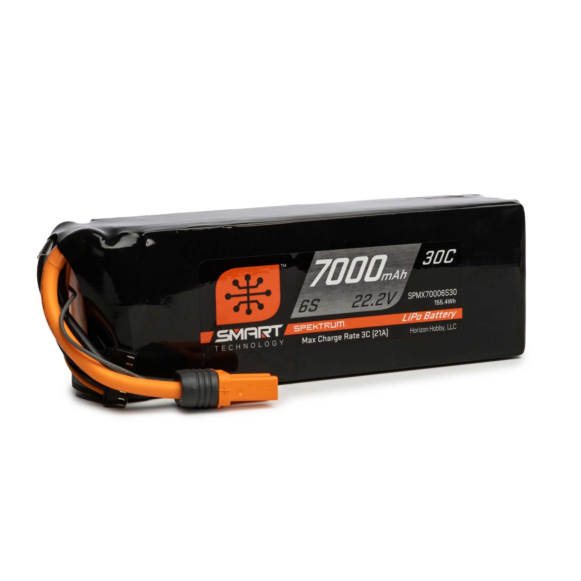 Spektrum Accessories 7000mah 6S 22.2V Smart LiPo 30C IC5 SPMX70006S30 Airplane Batteries