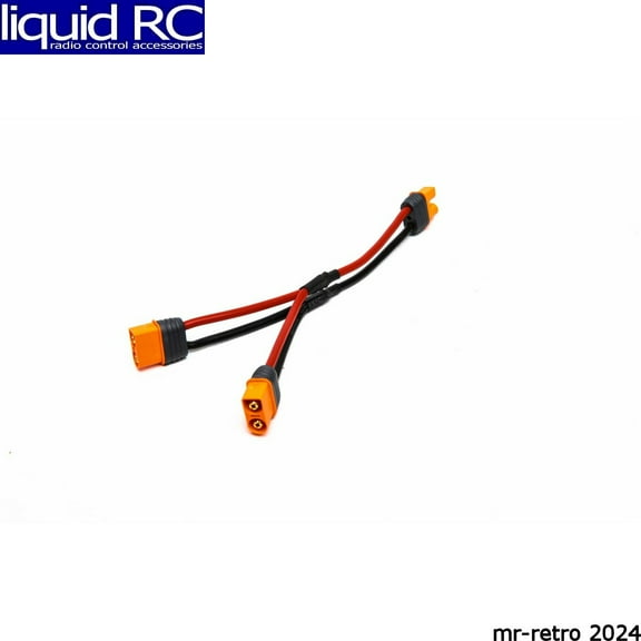Spektrum Accessories Adapter IC3 Battery / Parallel Y-Harness 6" 13AWG SPMXCA307
