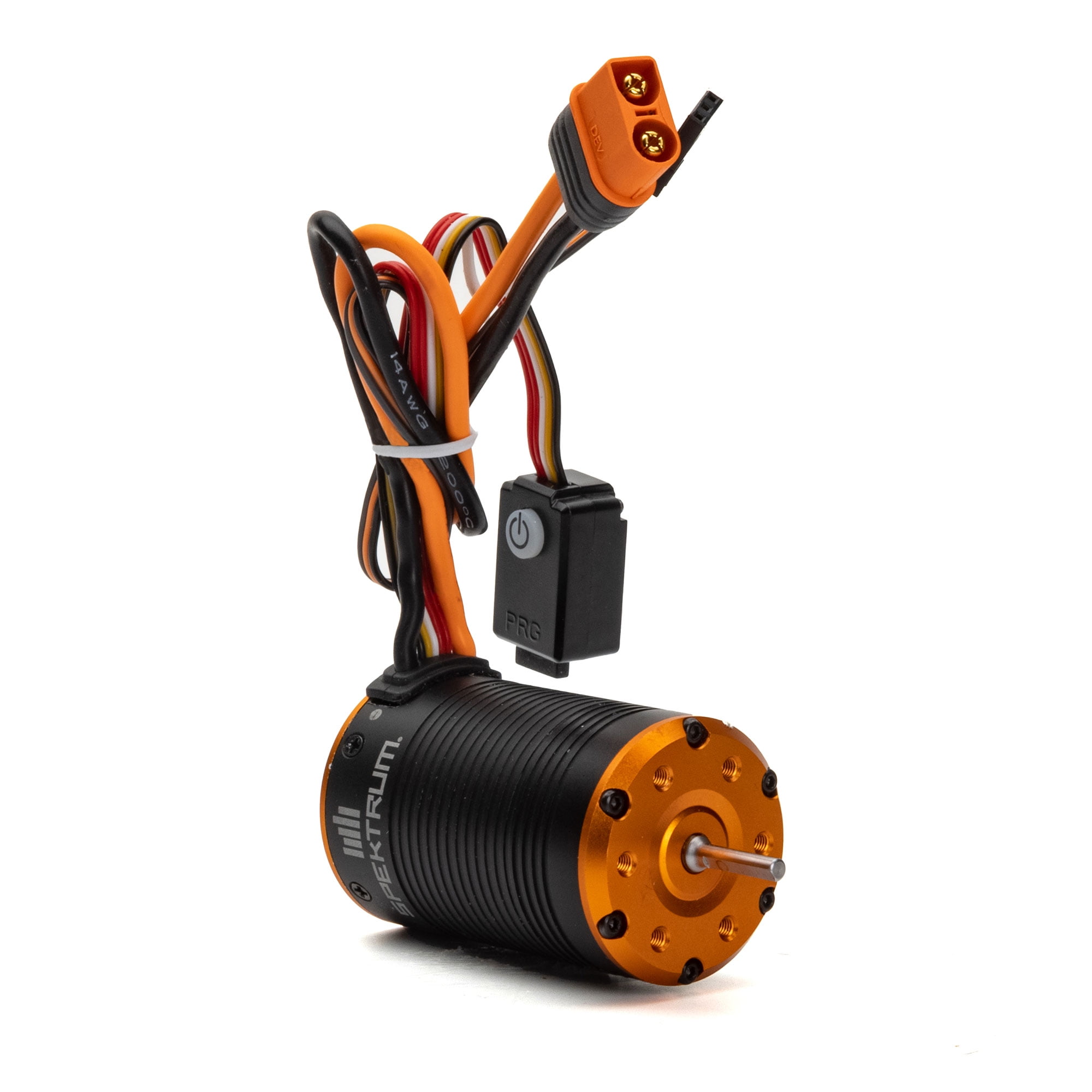 Spektrum Firma 2100kv Black and Orange Brushless Motor ESC Combo