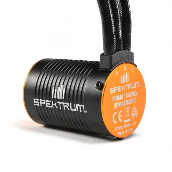 Spektrum Accessories Firma 3652 6500Kv 4-Pole Brushless Motor 3.175mm SPMXSM2800 Electric Motors & Accessories