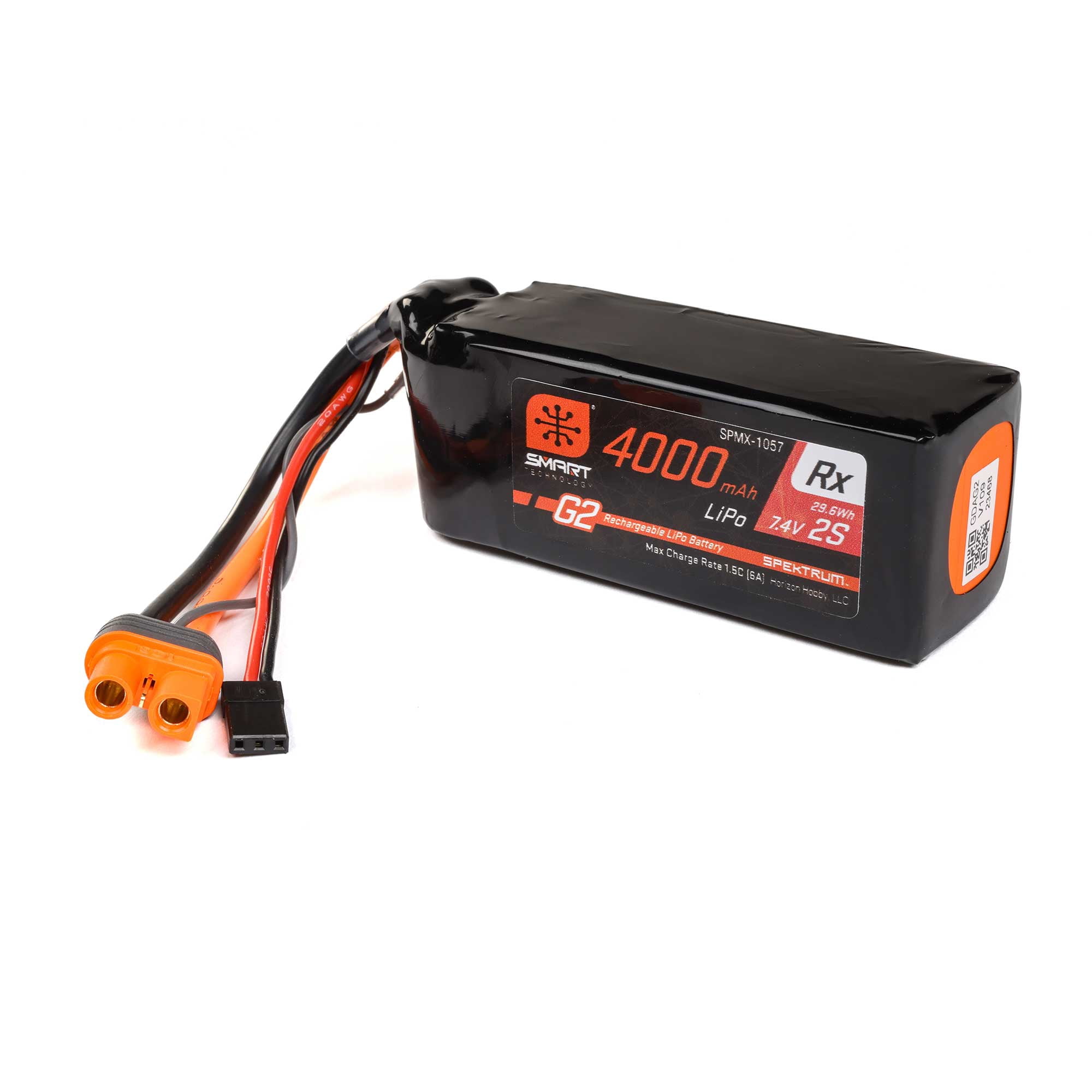 Spektrum Accessories Smart G2 Receiver LiPo 4000mAh 2S2P 15C IC3 SPMX-1057