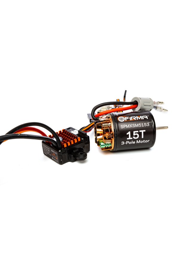 FIRMA 70A BR Smart ESC/15T Brushed Motor Combo SPMXSEMC10 Car Speed Controls & Accessories