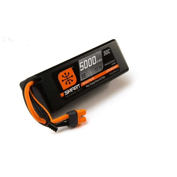 Spektrum 5000mAh 3S 11.1V Smart LiPo 30C Hardcase; IC3 SPMX50003S30H3