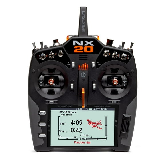 Spektrum NX20 20 Channel Transmitter Only SPMR20500 Radios 10+ channel Aircraft 2.4