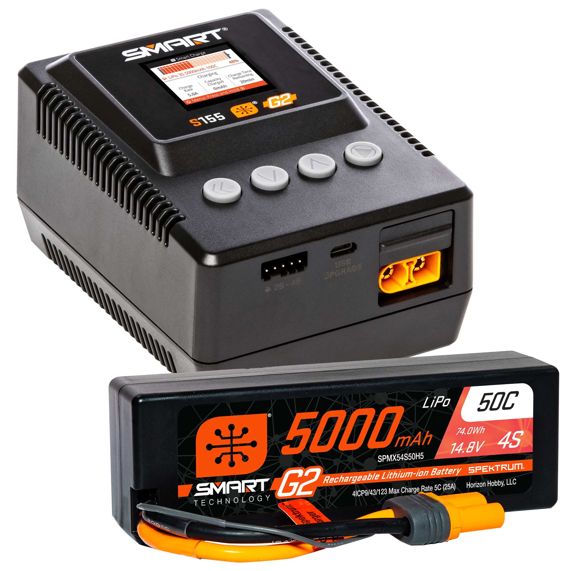 Spektrum Smart 3.7V 150mAh 1S 50C LiPo Battery JST PH1.25