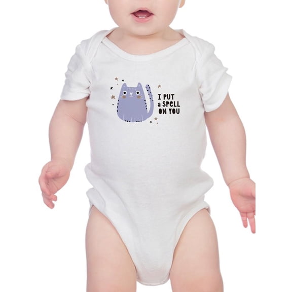 Spell On You. Funny Kitten Bodysuit Infant -Image by Shutterstock, 18 Months