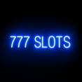 thumbnail image 1 of SpellBrite 777 SLOTS LED Sign for Business. 32.5" x 6.3" Blue 777 SLOTS Sign Has Neon Sign Look With Energy Efficient LED Light Source. Visible from 500+ Feet, 8 Animation Settings., 1 of 4