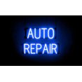 thumbnail image 1 of SpellBrite AUTO REPAIR LED Sign for Business. 21.2" x 15.0" Blue AUTO REPAIR Sign Has Neon Sign Look With Energy Efficient LED Light Source. Visible from 500+ Feet, 8 Animation Settings., 1 of 4
