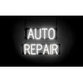 thumbnail image 1 of SpellBrite AUTO REPAIR LED Sign for Business. 21.2" x 15.0" White AUTO REPAIR Sign Has Neon Sign Look With Energy Efficient LED Light Source. Visible from 500+ Feet, 8 Animation Settings., 1 of 4