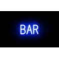 thumbnail image 1 of SpellBrite BAR LED Sign for Business. 13.4" x 6.3" Blue BAR Sign Has Neon Sign Look With Energy Efficient LED Light Source. Visible from 500+ Feet, 8 Animation Settings., 1 of 4