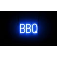 thumbnail image 1 of SpellBrite BBQ LED Sign for Business. 13.1" x 6.3" Blue BBQ Sign Has Neon Sign Look With Energy Efficient LED Light Source. Visible from 500+ Feet, 8 Animation Settings., 1 of 4