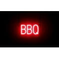 thumbnail image 1 of SpellBrite BBQ LED Sign for Business. 13.1" x 6.3" Red BBQ Sign Has Neon Sign Look With Energy Efficient LED Light Source. Visible from 500+ Feet, 8 Animation Settings., 1 of 4