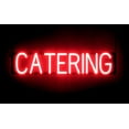 thumbnail image 1 of SpellBrite CATERING LED Sign for Business. 29.3" x 6.3" Red CATERING Sign Has Neon Sign Look With Energy Efficient LED Light Source. Visible from 500+ Feet, 8 Animation Settings., 1 of 4