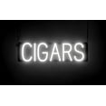 thumbnail image 1 of SpellBrite CIGARS LED Sign for Business. 22.3" x 6.3" White CIGARS Sign Has Neon Sign Look With Energy Efficient LED Light Source. Visible from 500+ Feet, 8 Animation Settings., 1 of 4