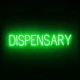 thumbnail image 1 of SpellBrite DISPENSARY LED Sign for Business. 36.7" x 6.3" Green DISPENSARY Sign Has Neon Sign Look With Energy Efficient LED Light Source. Visible from 500+ Feet, 8 Animation Settings., 1 of 4