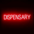 thumbnail image 1 of SpellBrite DISPENSARY LED Sign for Business. 36.7" x 6.3" Red DISPENSARY Sign Has Neon Sign Look With Energy Efficient LED Light Source. Visible from 500+ Feet, 8 Animation Settings., 1 of 4