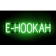 thumbnail image 1 of SpellBrite E-HOOKAH LED Sign for Business. 30.8" x 6.3" Green E-HOOKAH Sign Has Neon Sign Look With Energy Efficient LED Light Source. Visible from 500+ Feet, 8 Animation Settings., 1 of 4
