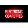 thumbnail image 1 of SpellBrite ELECTRONIC CIGARETTES LED Sign for Business. 36.0" x 15.0" Red ELECTRONIC CIGARETTES Sign Has Neon Sign Look With Energy Efficient LED Light Source. Visible from 500+ Feet, 8 Animations., 1 of 4